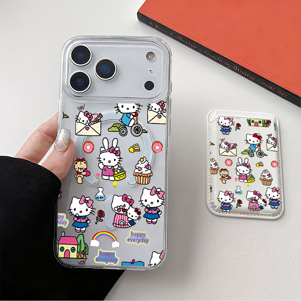 Phone Accessories Cute - Cute Envelope Hello Kitty Magnetic Card
