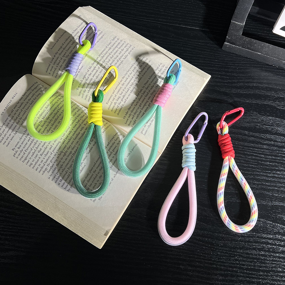Lanyard Phone Strap - Mesh Landyard Fluorescent Pendant Mobile Phone