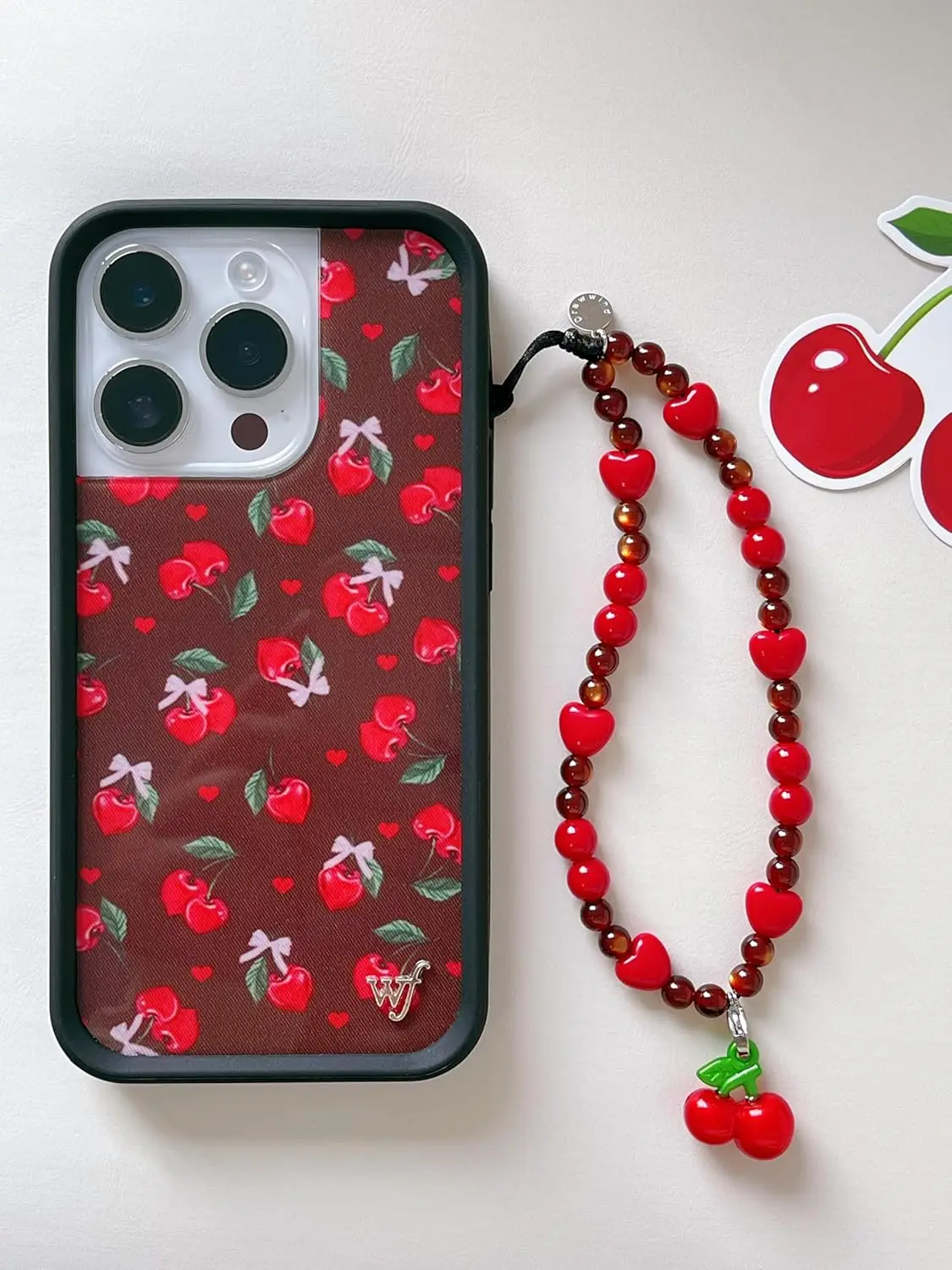 Cute Beaded Phone Charm Wrist  - Phone Accessories Cute ulasan dan harga