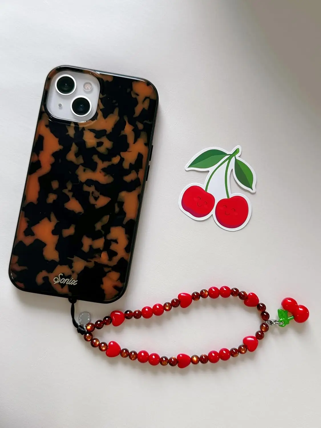 Cute Beaded Phone Charm Wrist  - Phone Accessories Cute ulasan dan harga