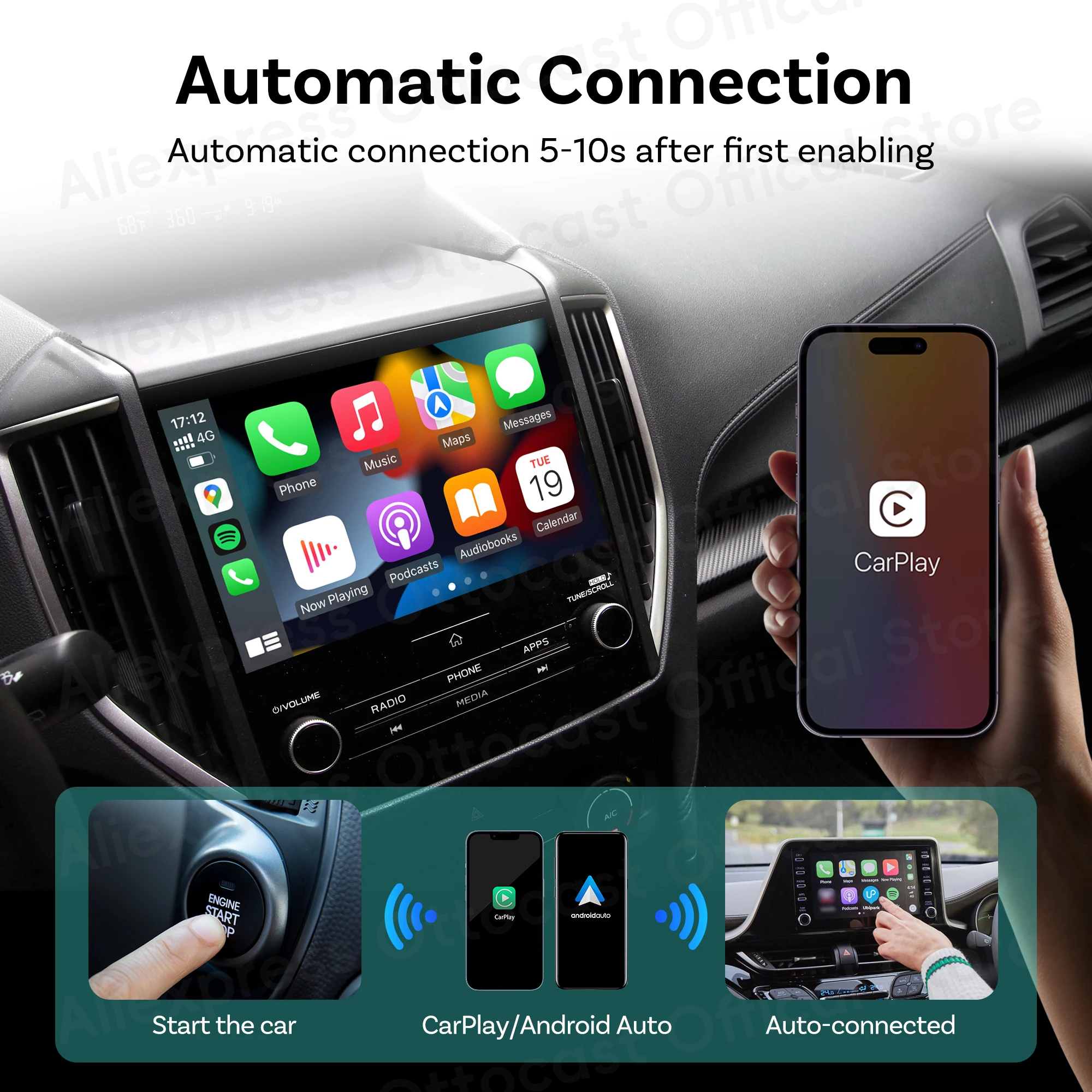 2026 New OTTOCAST MINI Wireles - Phone Accessories Android ulasan dan harga