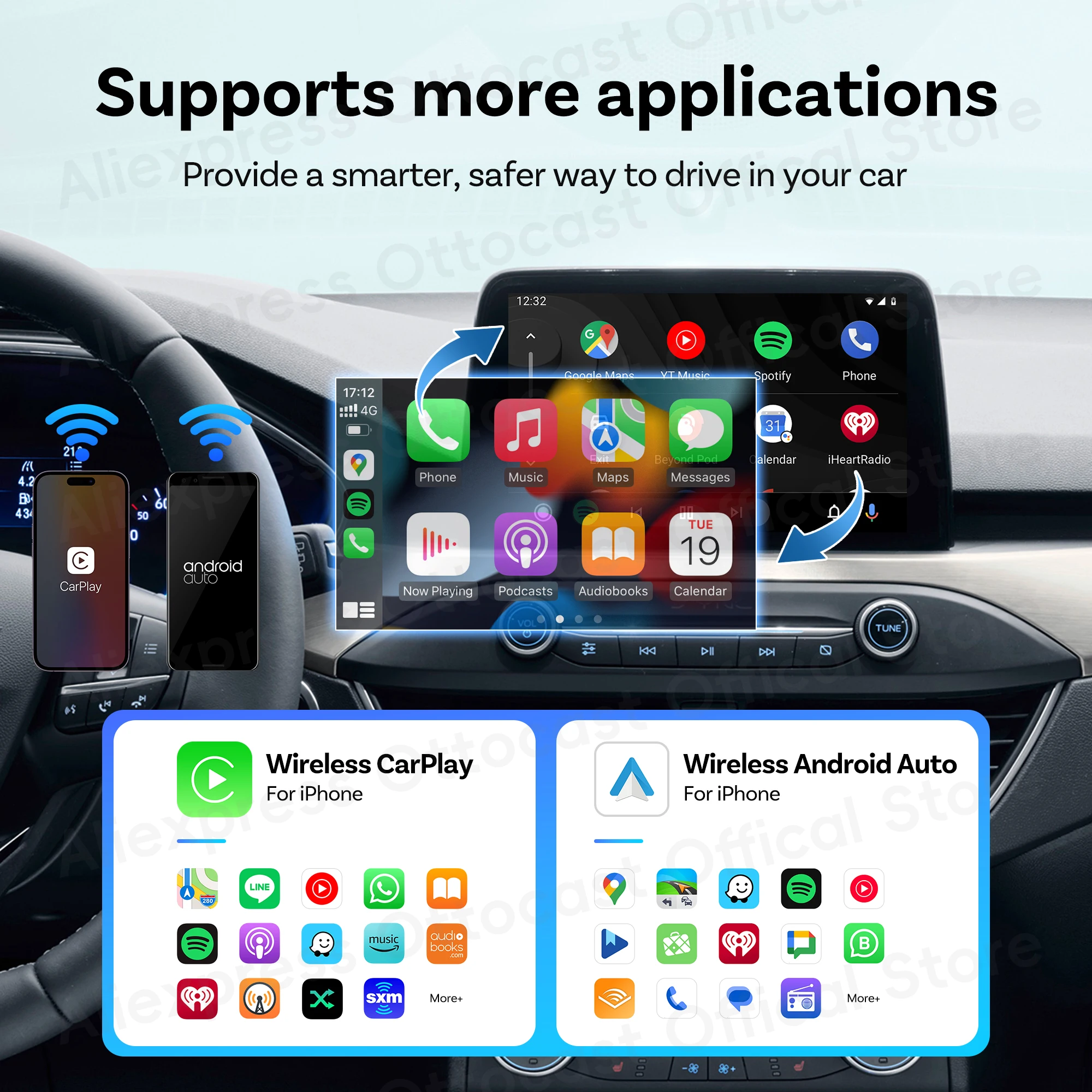 2026 New OTTOCAST MINI Wireles - Phone Accessories Android ulasan dan harga