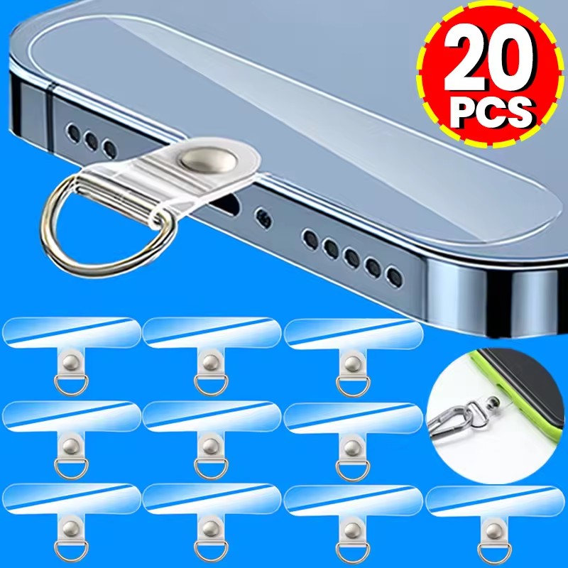 20/1Pcs Transparent Phone Lany - Lanyard Phone Strap ulasan dan harga