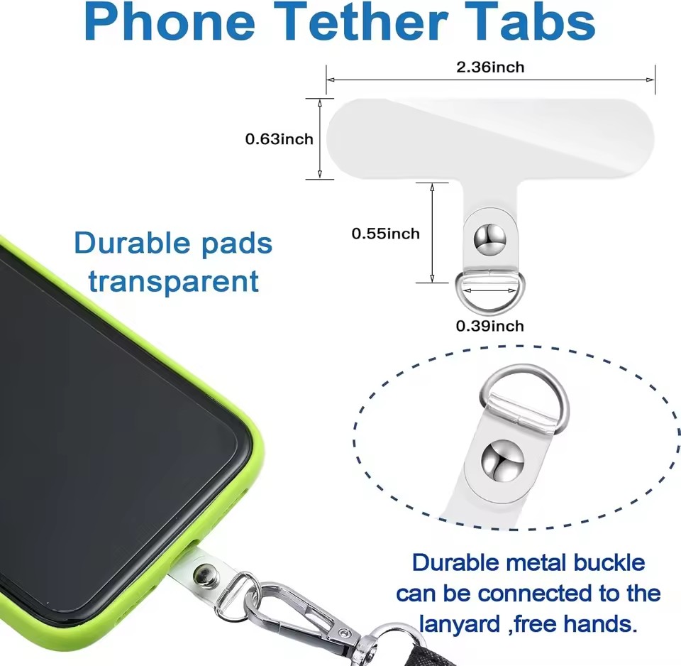 20/1Pcs Transparent Phone Lany - Lanyard Phone Strap ulasan dan harga