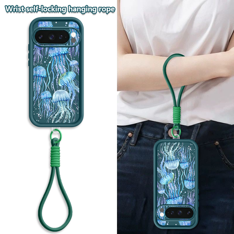 Humpback Whale Print Wrist Str - Lanyard Phone Strap ulasan dan harga