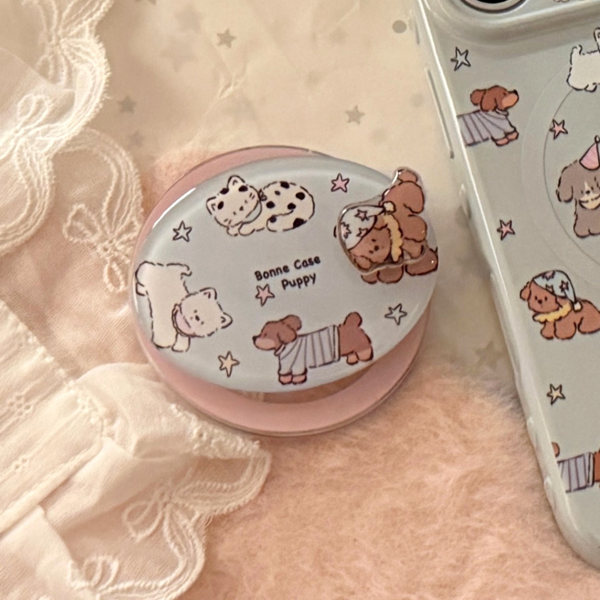 Cute Puppy Rotating Dog Magnet - Phone Accessories Cute ulasan dan harga