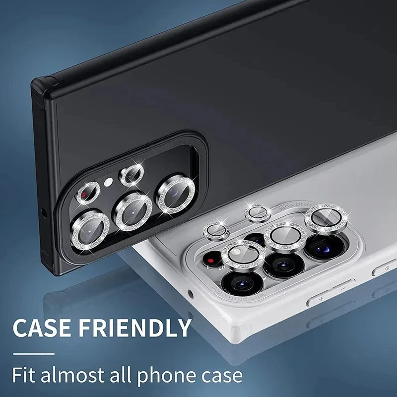 Glitter Metal Ring Camera Lens - Phone Accessories Android ulasan dan harga