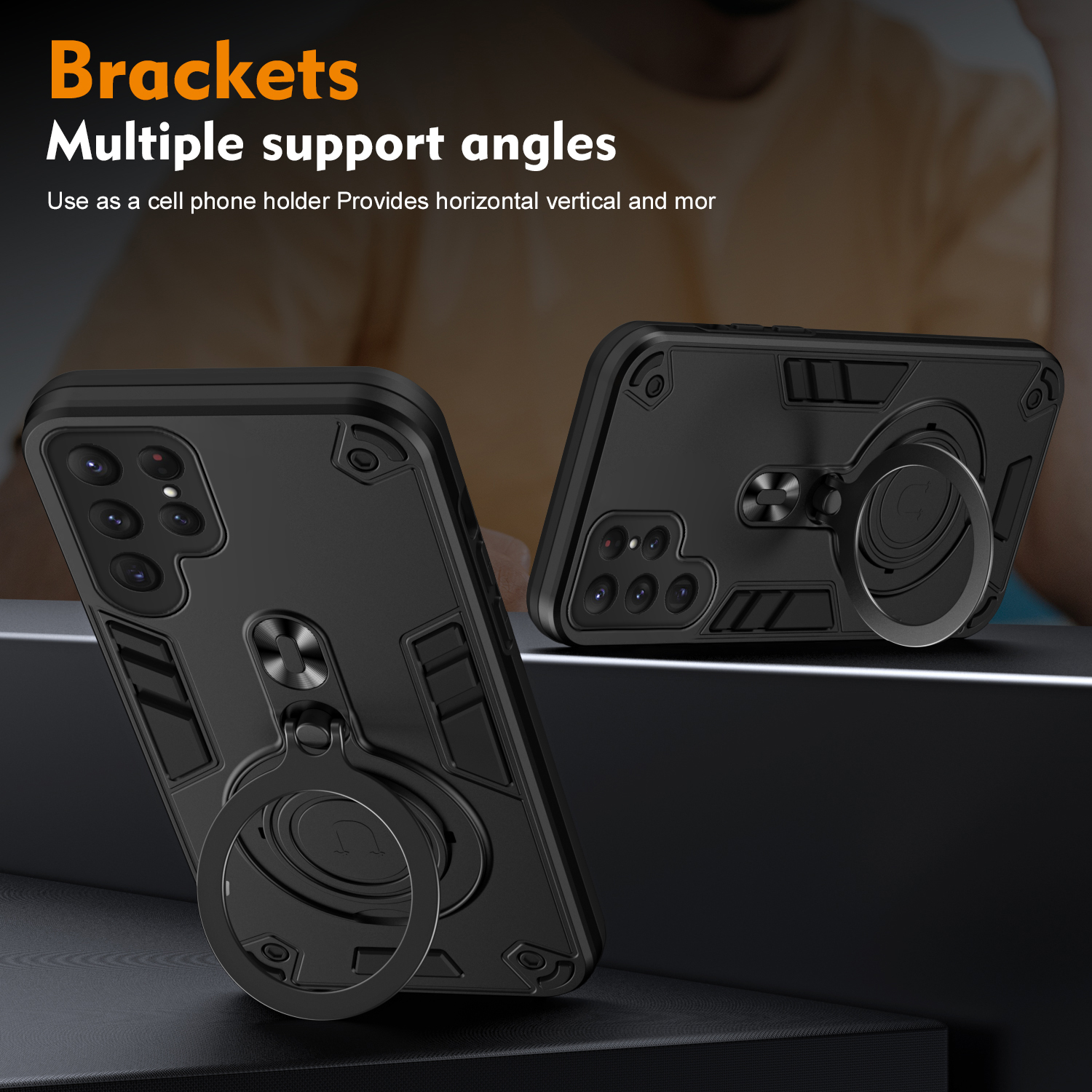 New 360 ° Rotating Metal Car B - Phone Ring Holder ulasan dan harga