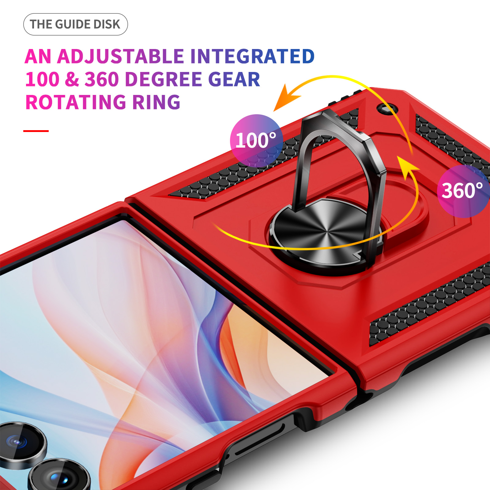 Military-grade Shockproof Phon - Phone Ring Holder ulasan dan harga