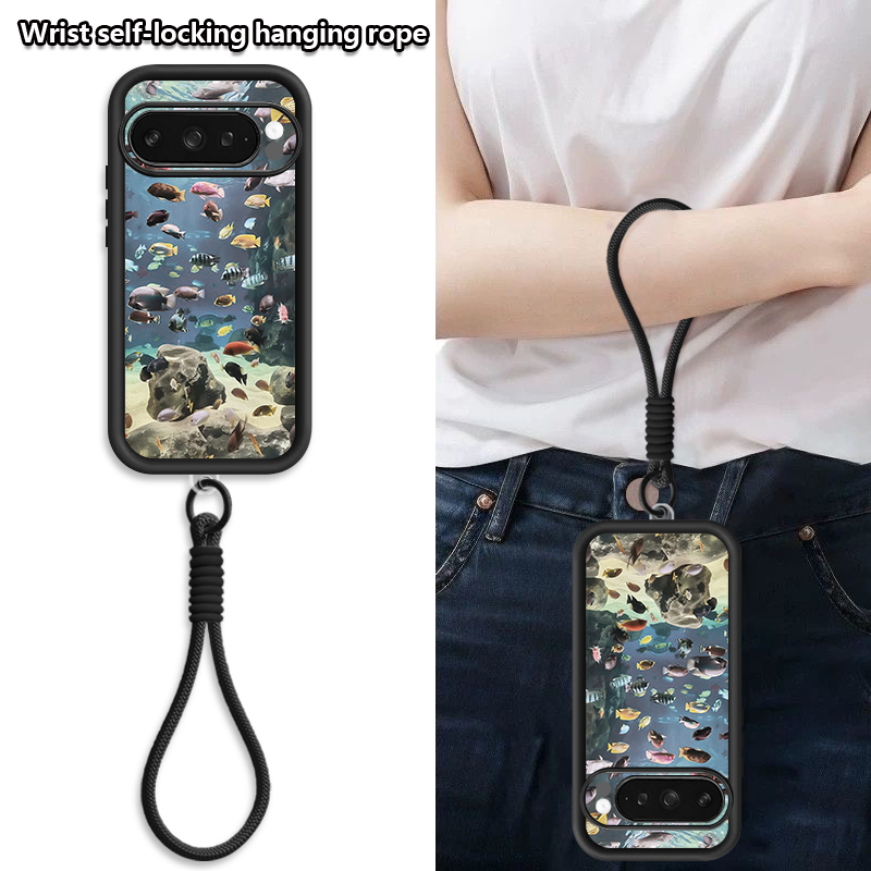 Sea Turtle Print Wrist Strap L - Lanyard Phone Strap ulasan dan harga