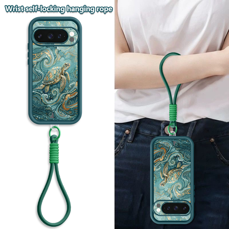 Sea Turtle Print Wrist Strap L - Lanyard Phone Strap ulasan dan harga