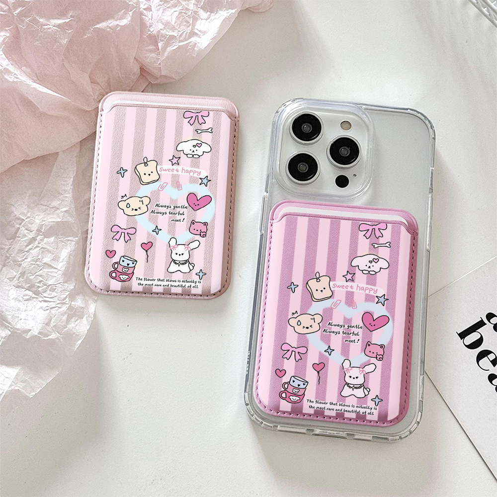 Cute Girly Sketch Style Leathe - Phone Accessories Cute ulasan dan harga