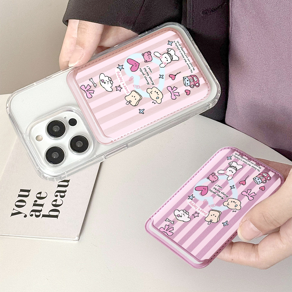 Cute Girly Sketch Style Leathe - Phone Accessories Cute ulasan dan harga