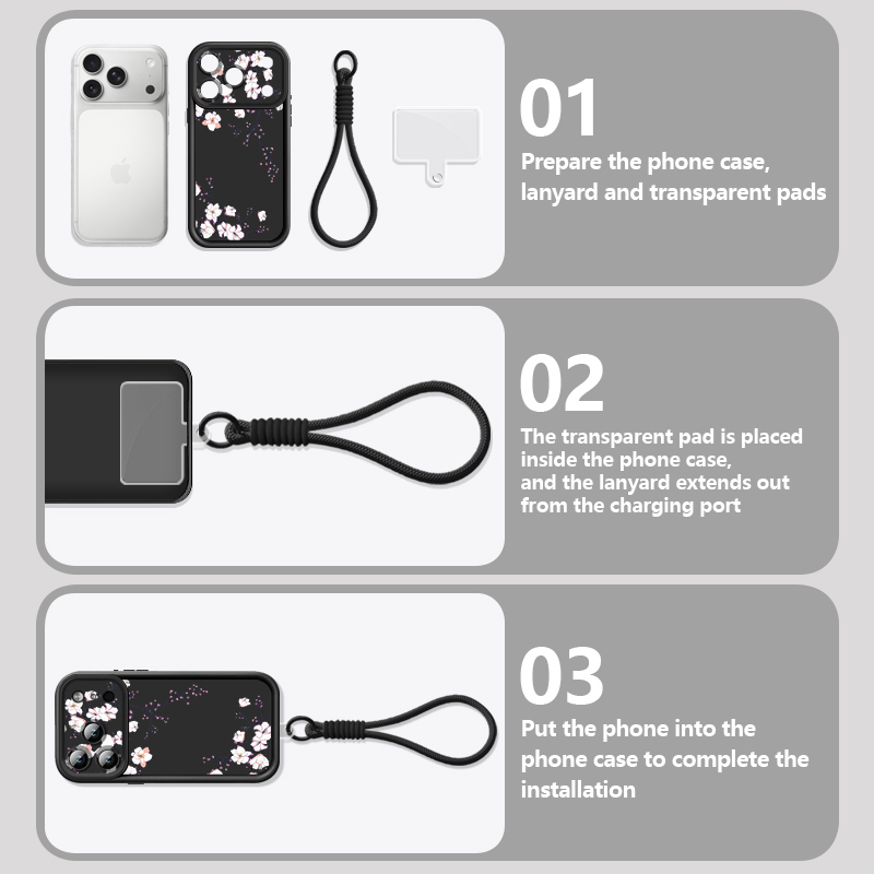 Wrist Strap Lanyard Phone Case - Lanyard Phone Strap ulasan dan harga