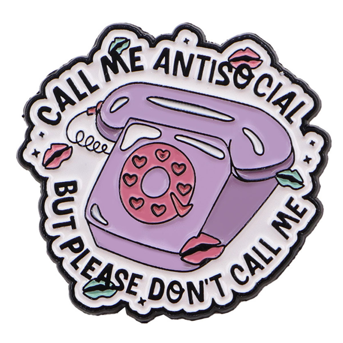 Enamel Pins Phone Quotes Brooc - Phone Accessories Quotes ulasan dan harga