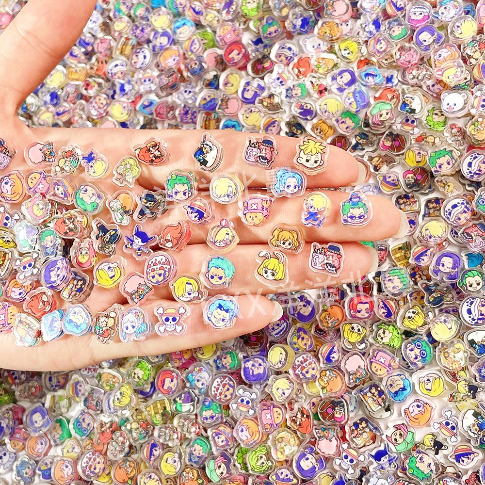 100 mini One Piece acrylic DIY - Phone Accessories Cute ulasan dan harga