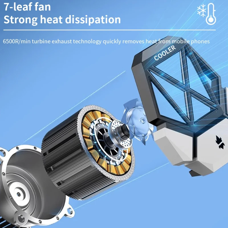 DY08 Mobile Phone Cooling Fan  - Phone Accessories Android ulasan dan harga