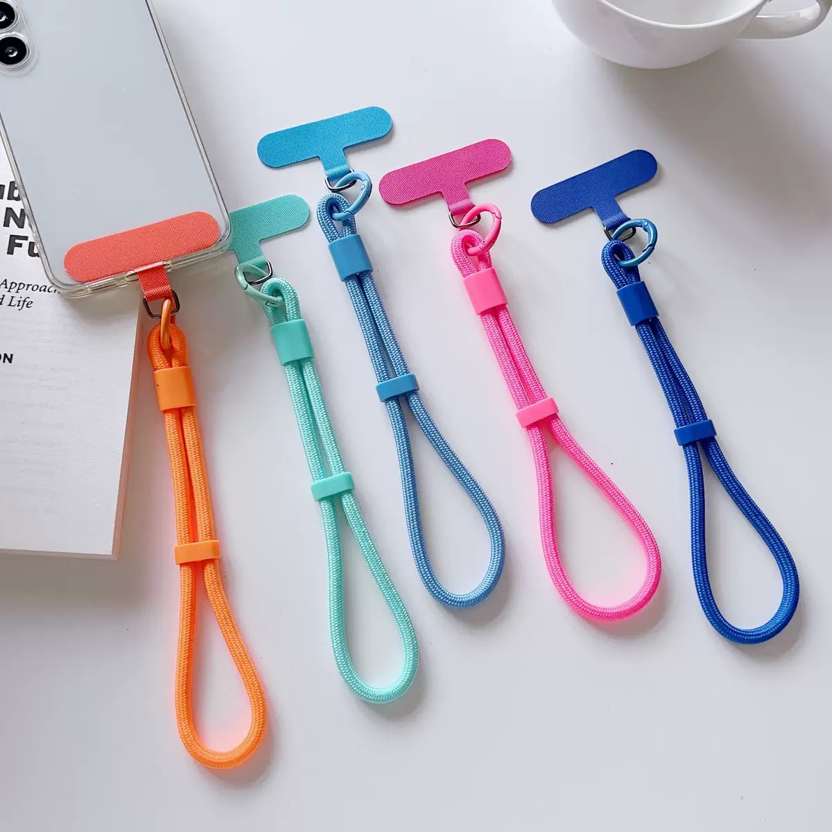 Fashion Candy Color Mobile Pho - Lanyard Phone Strap ulasan dan harga