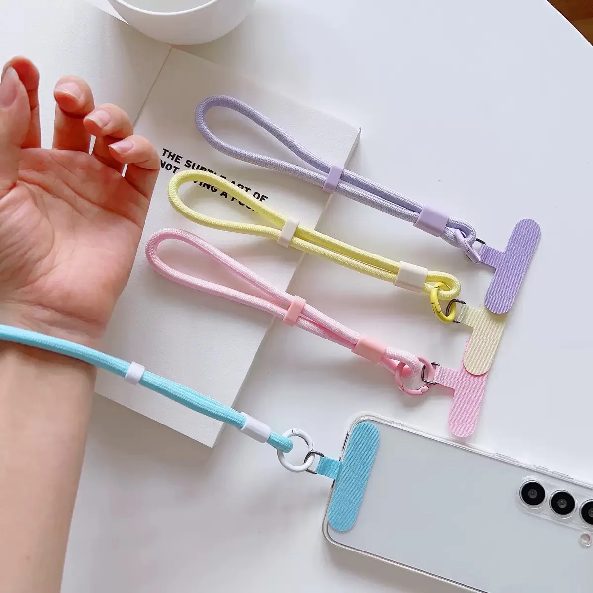 Fashion Candy Color Mobile Pho - Lanyard Phone Strap ulasan dan harga