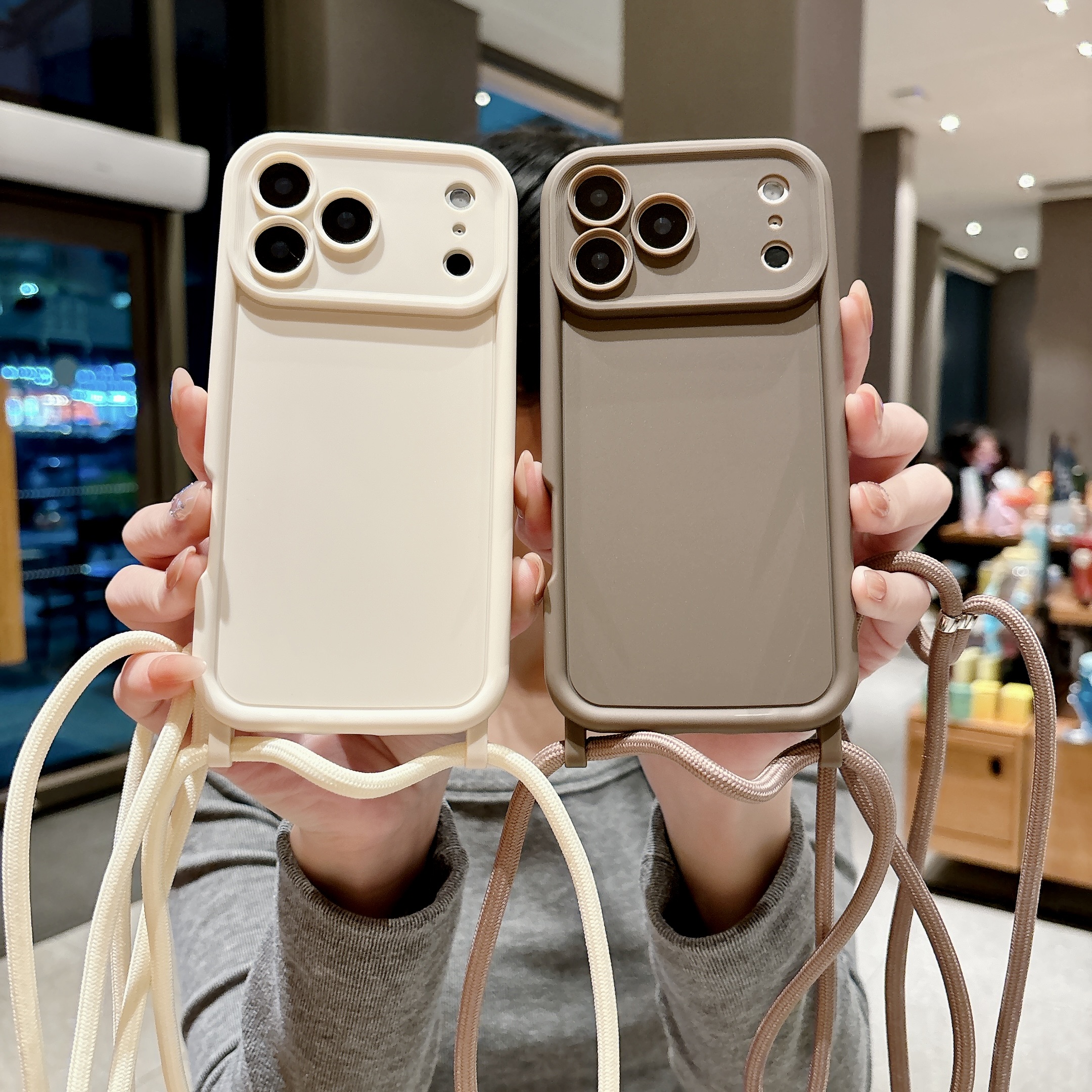 Phone Case For iPhone 17 16 15 - Lanyard Phone Strap ulasan dan harga