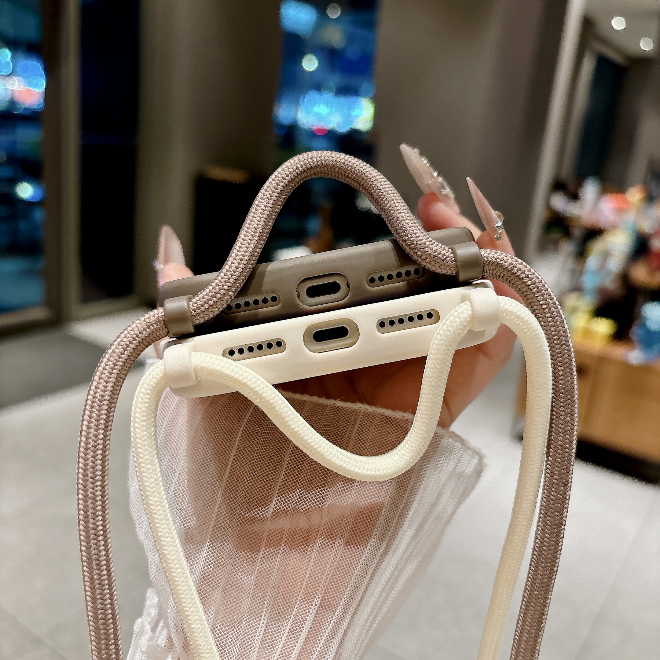 Phone Case For iPhone 17 16 15 - Lanyard Phone Strap ulasan dan harga